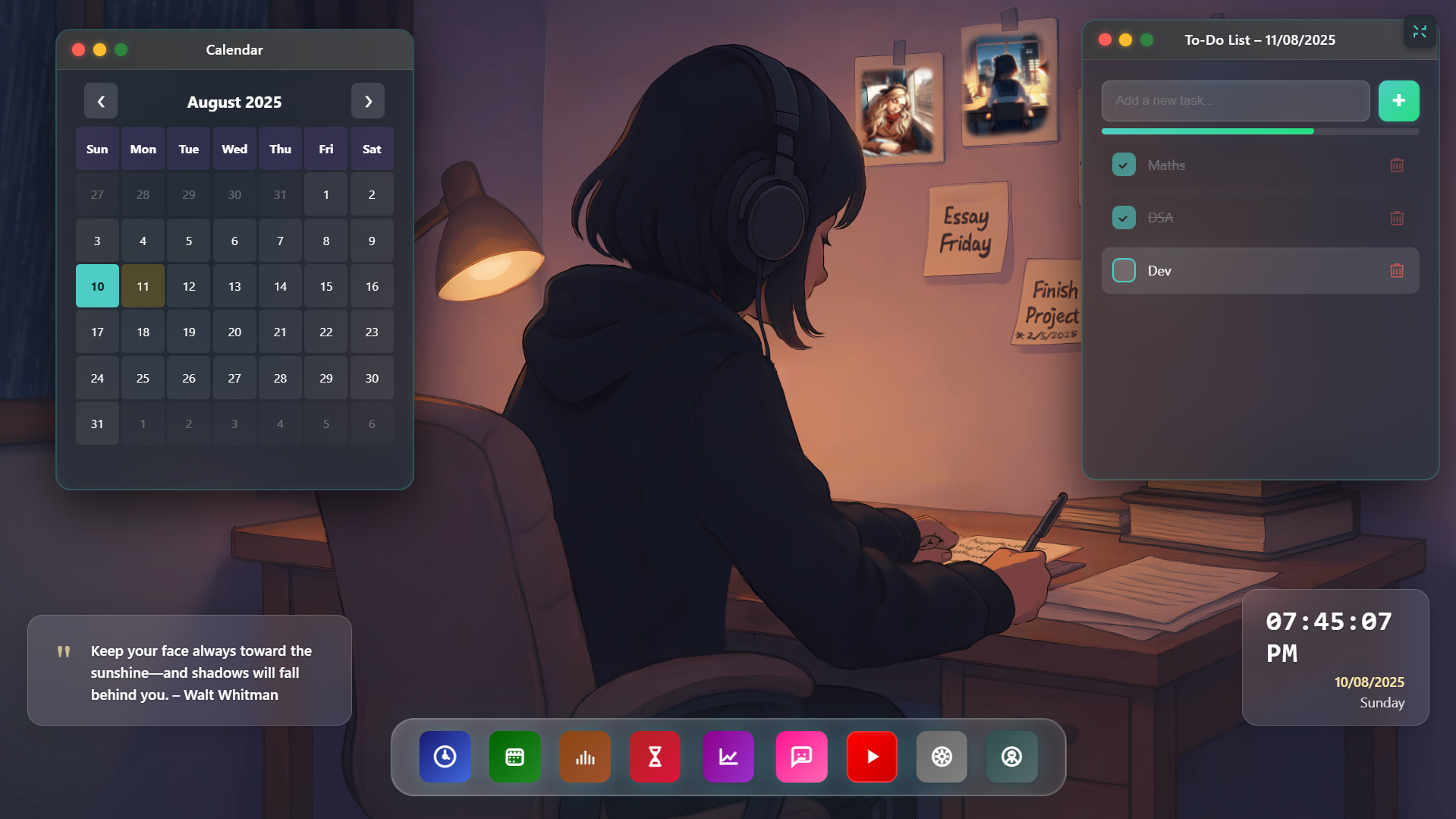 Calendar & Tasks